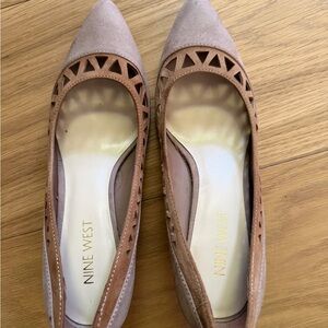 Nine West Women's Brown and Cream Loafers